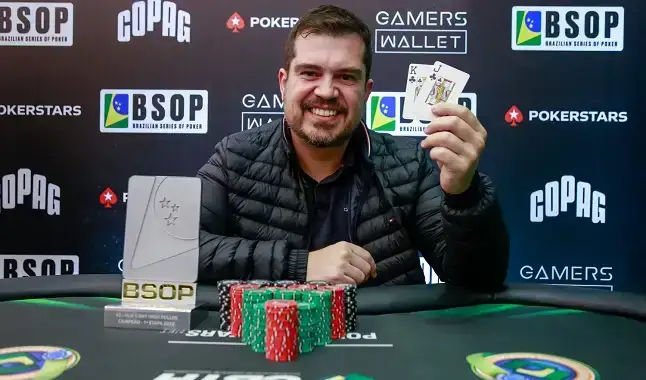 Marcus Borges fatura 1-Day High Roller do BSOP São Paulo 2022