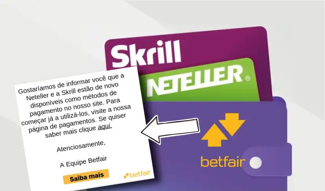 Betfair com neteller e skrill para usuários brasileiros
