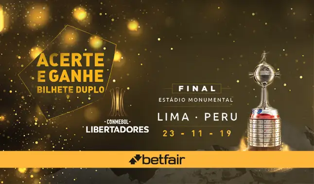 Acerte no resultado e ganhe bilhete duplo para a final Libertadores