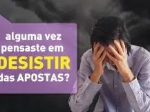 Paulo Rebelo: Já alguma vez pensaste em DESISTIR  das apostas?