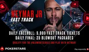 PokerStars promove "Neymar Jr. Fast Track" ao Blowout Series