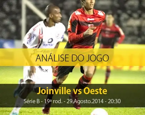 Análise do jogo: Joinville X Oeste (29 Agosto 2014)
