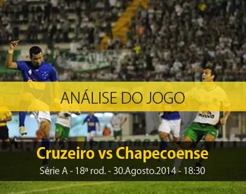 Análise do jogo: Cruzeiro vs Chapecoense (30 Agosto 2014)