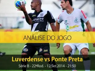 Análise do jogo: Luverdense vs Ponte Preta (12 Setembro 2014)