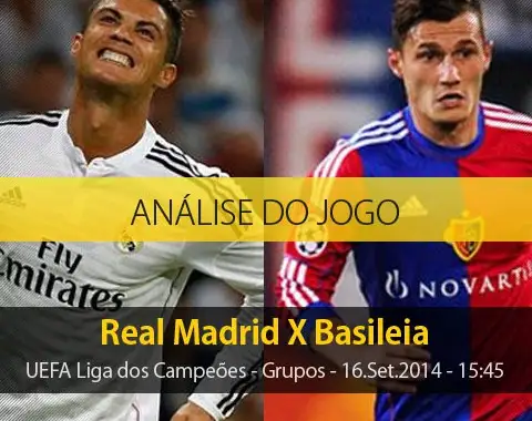 Análise do jogo: Real Madrid vs Basileia (16 Setembro 2014)