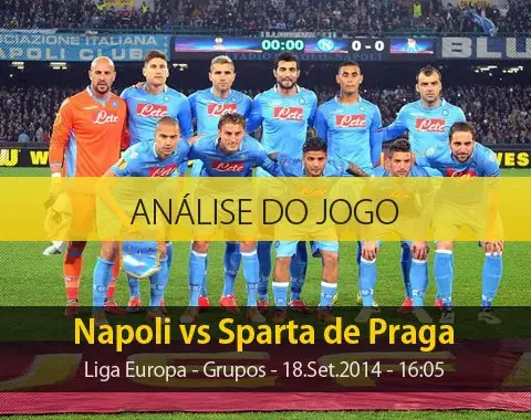 Análise do jogo: Napoli X Sparta de Praga (18 Setembro 2014)
