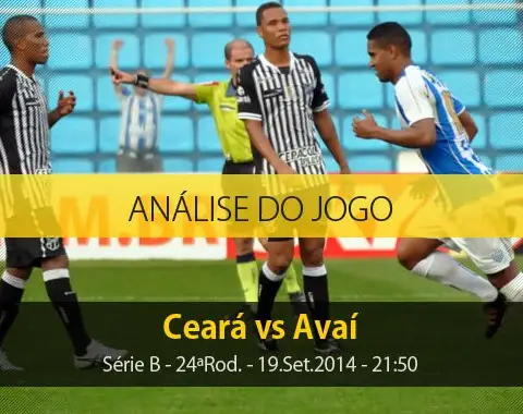 Análise do jogo: Ceará x Avaí (19 Setembro 2014)