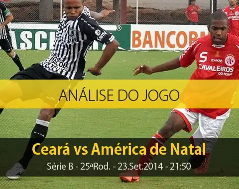 Análise do jogo: Ceará vs América de Natal (23 Setembro 2014)