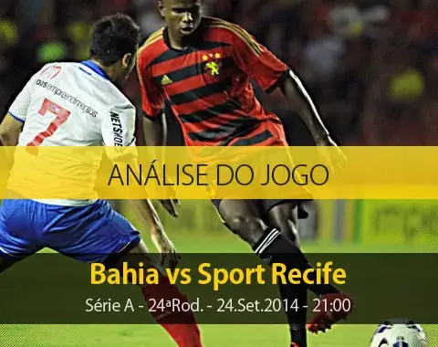 Análise do jogo: Bahia X Sport Recife (24 Setembro 2014)