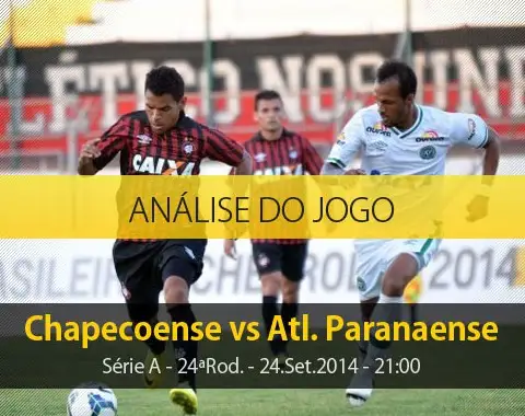 Análise do jogo: Chapecoense vs Atlético Paranaense (24 Setembro 2014)