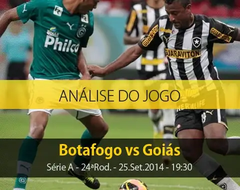 Análise do jogo: Botafogo vs Goiás (25 Setembro 2014)