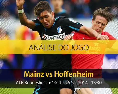 Análise do jogo: Mainz vs Hoffenheim (26 Setembro 2014)