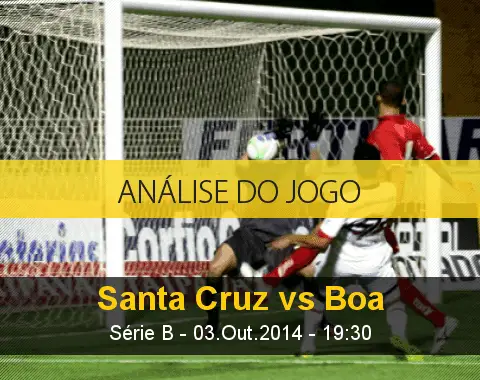 Análise do jogo: Santa Cruz vs Boa Esporte (3 Outubro 2014)
