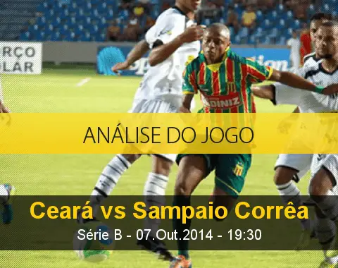 Análise do jogo: Ceará vs Sampaio Corrêa (7 Outubro 2014)