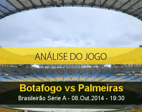 Análise do jogo: Botafogo vs Palmeiras (8 Outubro 2014)