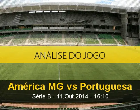 Análise do jogo: América Mineiro X Portuguesa (11 Outubro 2014)