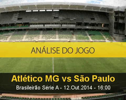 Análise do jogo: Atlético Mineiro vs São Paulo (12 Outubro 2014)