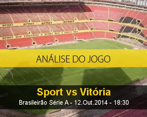 Análise do jogo: Sport vs Vitória (12 Outubro 2014)