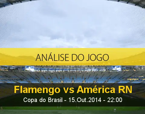 Análise do jogo: Flamengo vs América de Natal (15 Outubro 2014)