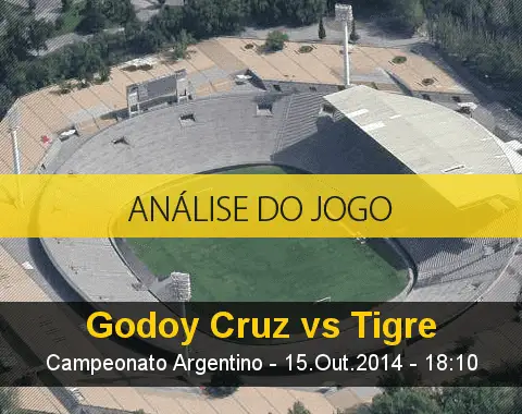 Análise do jogo: Godoy Cruz vs Tigre (15 Outubro 2014)