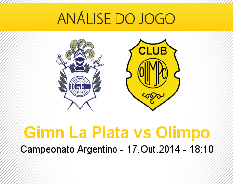 Análise do jogo: Gimnasia La Plata X Olimpo (17 Outubro 2014)
