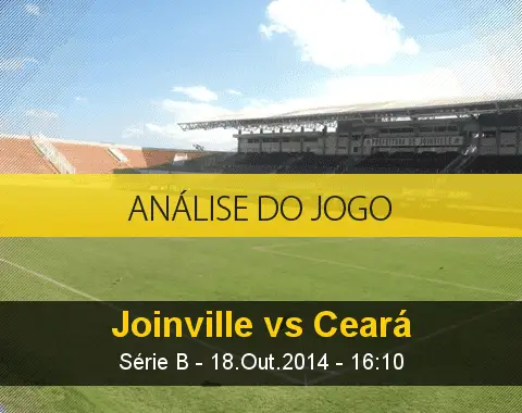 Análise do jogo: Joinville vs Ceará (18 Outubro 2014)