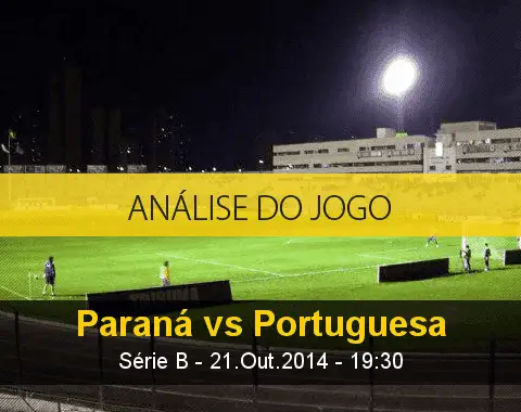 Análise do jogo: Paraná X Portuguesa (21 Outubro 2014)