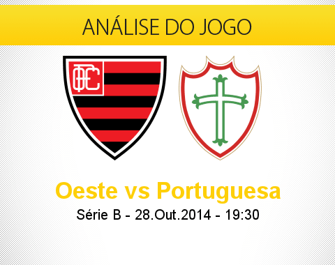 Análise do jogo: Oeste X Portuguesa (28 Outubro 2014)