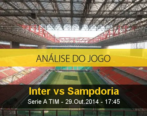 Análise do jogo: Inter de Milão X Sampdoria (29 Outubro 2014)