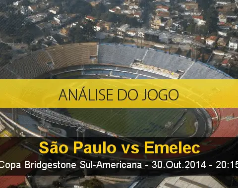 Análise do jogo: São Paulo X Emelec (30 Outubro 2014)