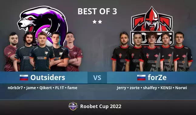 Roobet Cup: Outsiders vs forZe