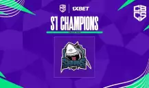 Sharks é a primeira campeã do CBCS 1xBet