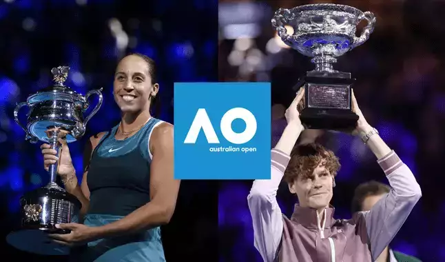 Jannik Sinner e Madison Keys vencem o Australian Open