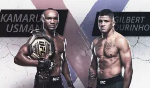 Tudo sobre a luta entre Kamaru Usman e Gilbert Burns