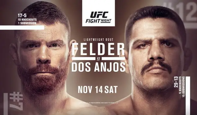 Tudo sobre a luta entre Paul Felder e Rafael dos Anjos