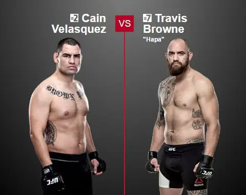 Análise: Caín Velásquez vs Travis Browne (UFC - 9 julho 2016)