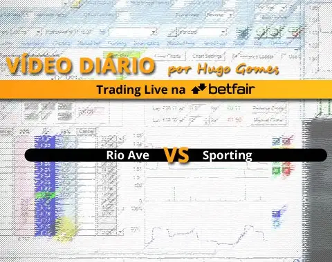 Rio Ave vs Sporting - vídeo completo de trading na Betfair